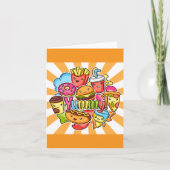 おいしいファストフード カード (正面)