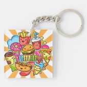 おいしいファストフード キーホルダー (裏面)