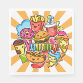 おいしいファストフード スタンダードランチョンナプキン (正面)