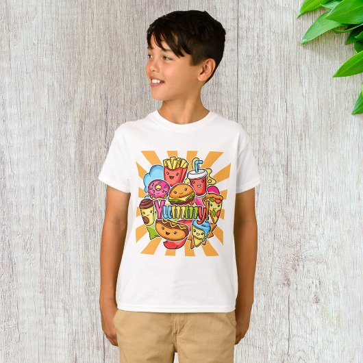 おいしいファストフード Tシャツ