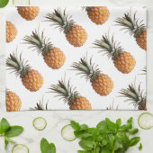 おいしいファンキーパイナップルパイナップル キッチンタオル (折り畳み)