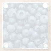 おいしいブルーベリー ガラスコースター (裏面)