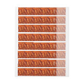 おいしいベ保ーコン落ち着きとあなたのクリエイティブ文字 ラップアラウンドラベル (シート)