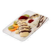 おいしいホイップクリームとバナナデザート マグネット (左側)