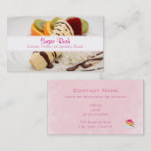 おいしいホイップクリームとバナナデザート 名刺 (正面/裏面)