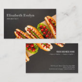 おいしいホットドッグとトマト 名刺 (正面/裏面)