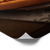 おいしいホットドッグのキッチンウォールアート ポスター (角)