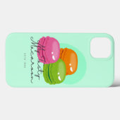 おいしいマカロンのスマホケース Case-Mate iPhoneケース (裏面 (横))