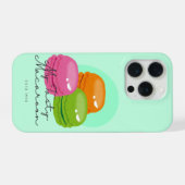おいしいマカロンのスマホケース iPhoneケース (裏面横)