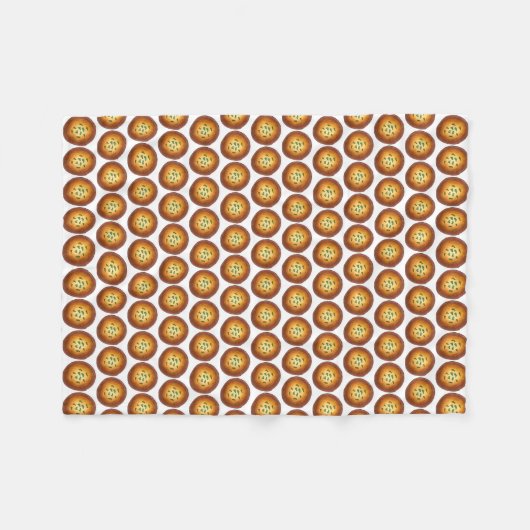 おいしいマルパインディアンパンケーキミタイスイーツ フリースブランケット (正面(横))