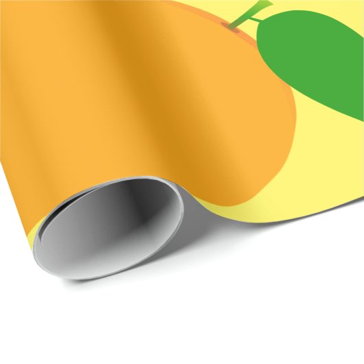 おいしいマンゴー熱帯夏の果物 ラッピングペーパー (ロールコーナー)