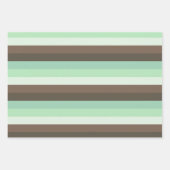 おいしいミントグリーンチョコレートチップカラーコンボ ラッピングペーパーシート (正面3)