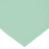 おいしいミントグリーン無地のカラー ショートテーブルランナー (コーナー)