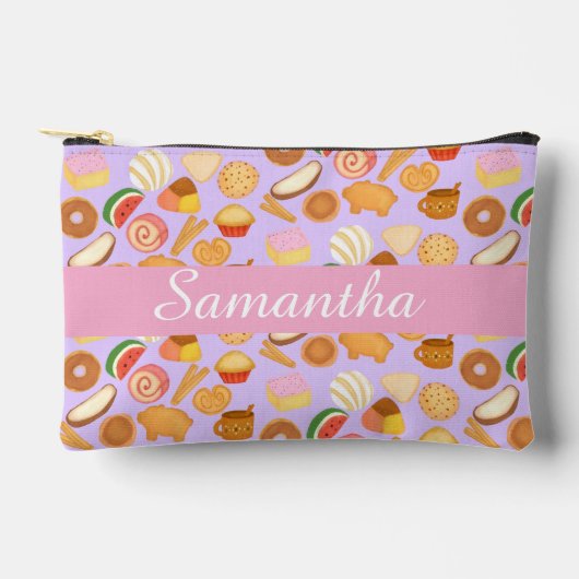 おいしいメキシコのパンダース甘パン アクセサリーポーチ (正面)