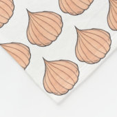 おいしいモダックココナッツミタイインディアンスイーツ フリースブランケット (角)