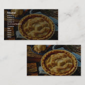 おいしいモモパイ、バニラアイスクリーム 名刺 (正面/裏面)