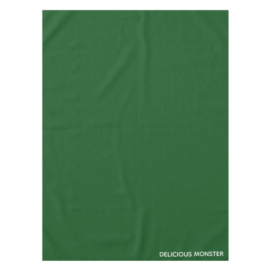 おいしいモンスターグリーンの色名 テーブルクロス (正面)