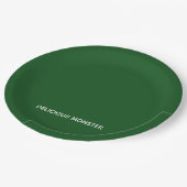 おいしいモンスターグリーンの色名 ペーパープレート (アングル)