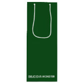 おいしいモンスターグリーンの色名 ワインギフトバッグ (正面)