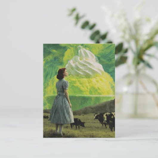 おいしいライム砂漠の酪農の牧草地 ポストカード (スタンド正面)