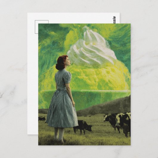 おいしいライム砂漠の酪農の牧草地 ポストカード (正面/裏面)