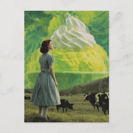 おいしいライム砂漠の酪農の牧草地 ポストカード (正面)