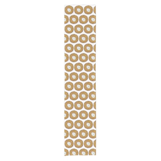 おいしいラトークユダヤ料理フードキッチンデコール ショートテーブルランナー (正面)