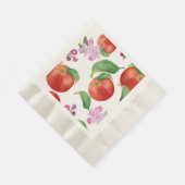 おいしいリンゴのナプキン 縁ありランチョンナプキン (角)