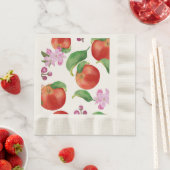 おいしいリンゴのナプキン 縁ありランチョンナプキン (インサイチュ)