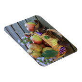 おいしいリンゴの豊作バスケット マグネット (右側)