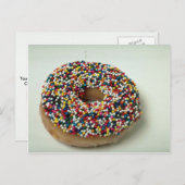 おいしいレインボースプリンクルドーナツ ポストカード (正面/裏面)