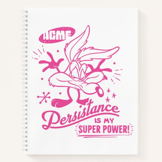 おいしいレトロウィルE.コヨーテ™ ノートブック (正面)