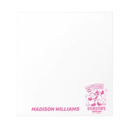 おいしいレトロシルベスター™ ノートパッド (正面)