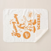 おいしいレトロダッフィアヒル™ シェルパブランケット (正面(横))