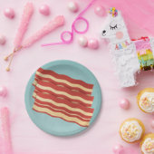 おいしいレトロベーコン ペーパープレート (パーティー)