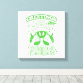 おいしいレトロマーヴィンザマーティアン™ キャンバスプリント (インサイチュ (ウッドフロア))