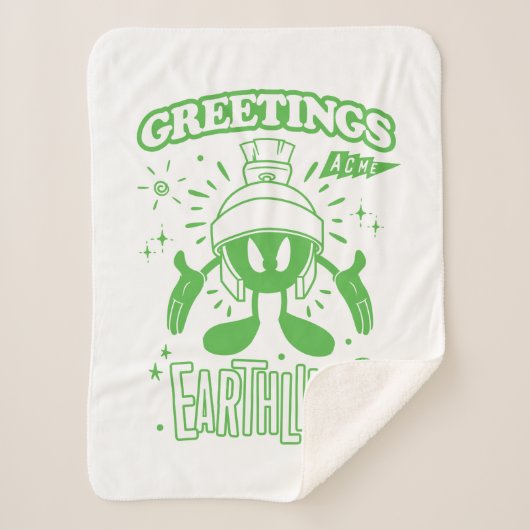 おいしいレトロマーヴィンザマーティアン™ シェルパブランケット (正面)