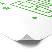 おいしいレトロマーヴィンザマーティアン™ ポスター (角)