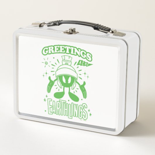 おいしいレトロマーヴィンザマーティアン™ メタルランチボックス (正面)