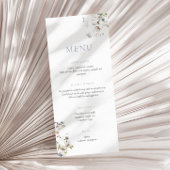 おいしいワイルドフラワーほこりっぽいブルーメニュー メニュー