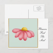 おいしい一日の郵便切手&ノートカード ポストカード (正面/裏面)