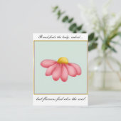 おいしい一日の郵便切手&ノートカード ポストカード (スタンド正面)