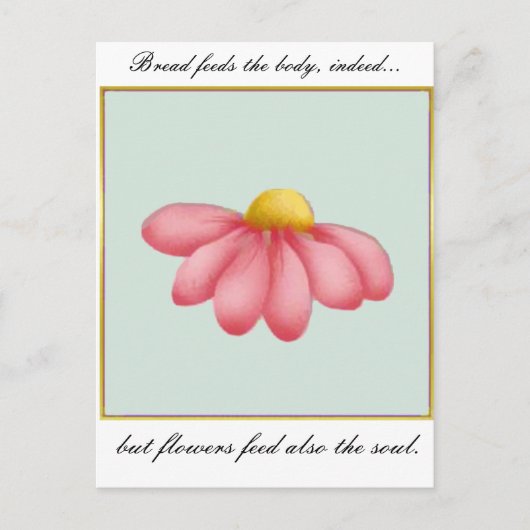 おいしい一日の郵便切手&ノートカード ポストカード (正面)