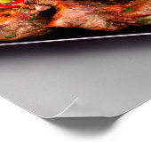 おいしい中東産ラムステーキ ポスター (角)