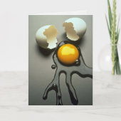 おいしい割れ卵 カード (正面)