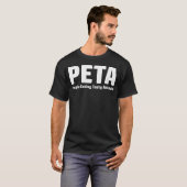 おいしい動物を食べる人々 - 面白い肉 Tシャツ (正面フル)