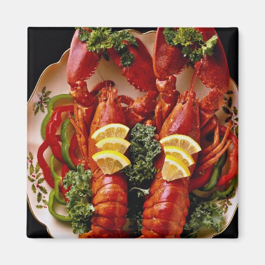 おいしい双子のロブスター マグネット (正面)