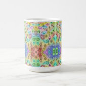 おいしい夏のデザートのパターン コーヒーマグカップ (中央)