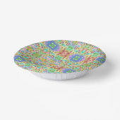 おいしい夏のデザートのパターン ペーパーボウル (傾斜あり)