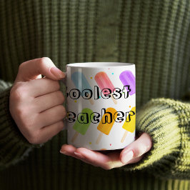 おいしい夏のポプシクルパターン先生ギフト コーヒーマグカップ